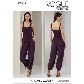 Vogue Pattern V2035 Misses' Jumpsuit by Rachel Comey