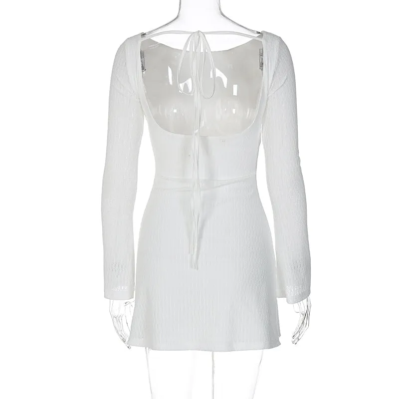 Vvsha Aranza Long Sleeve Mini Dress