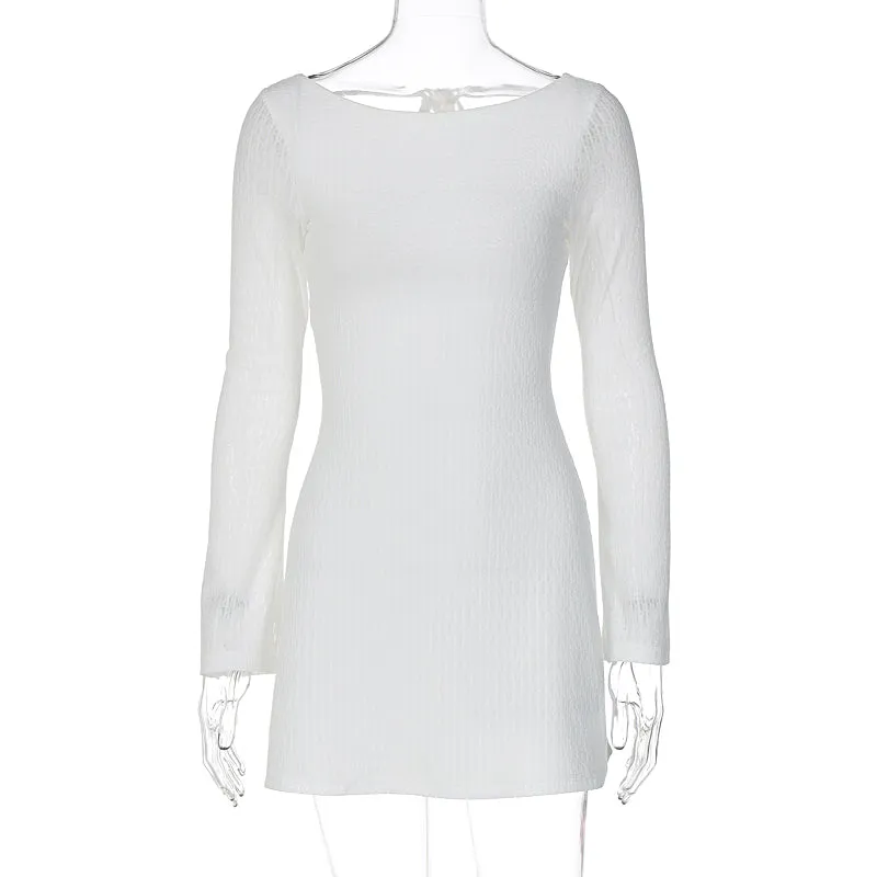 Vvsha Aranza Long Sleeve Mini Dress