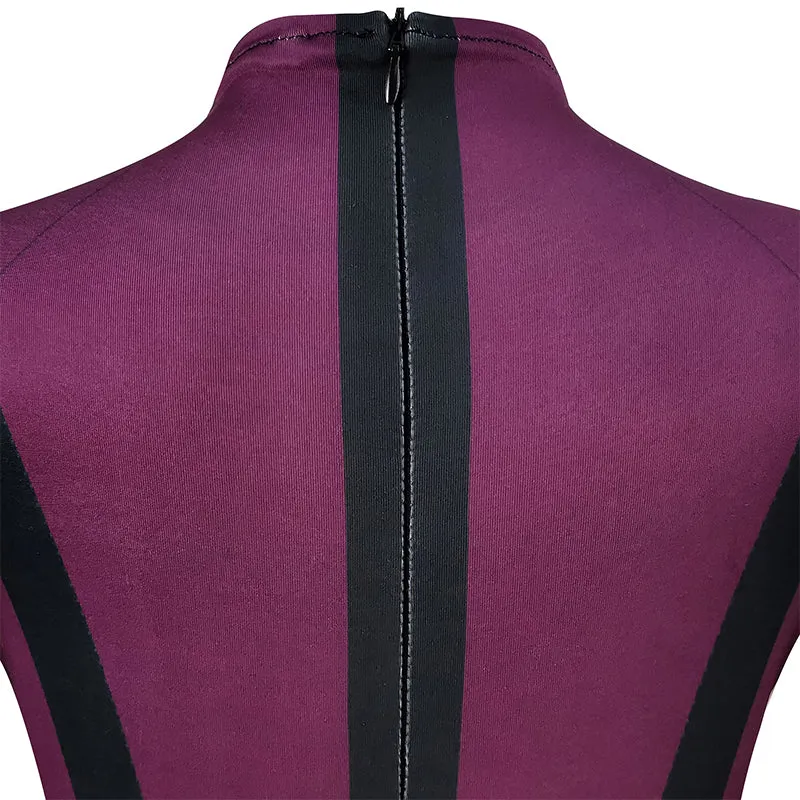 WandaVision Scarlet Witch Wanda Maximoff Kids Cosplay Costume Children Halloween Party Suit