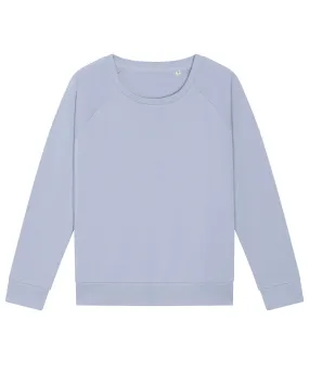 Womens Stella Dazzler relaxed fit sweatshirt (STSW125) | Serene Blue
