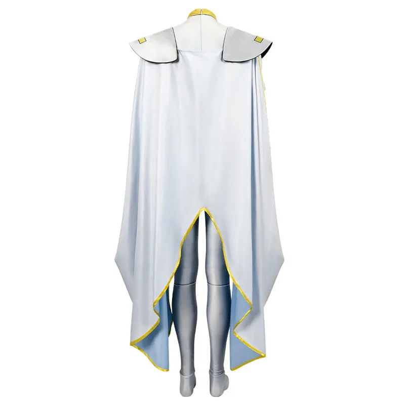 X-Men 97 White Storm Cosplay Costume Ororo Munroe Storm Jumpsuit Cloak Suit