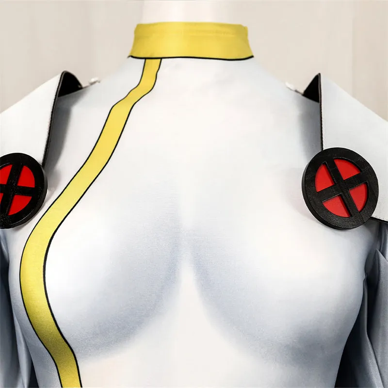 X-Men 97 White Storm Cosplay Costume Ororo Munroe Storm Jumpsuit Cloak Suit
