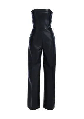 Zoe Vegan Leather Jumpsuit