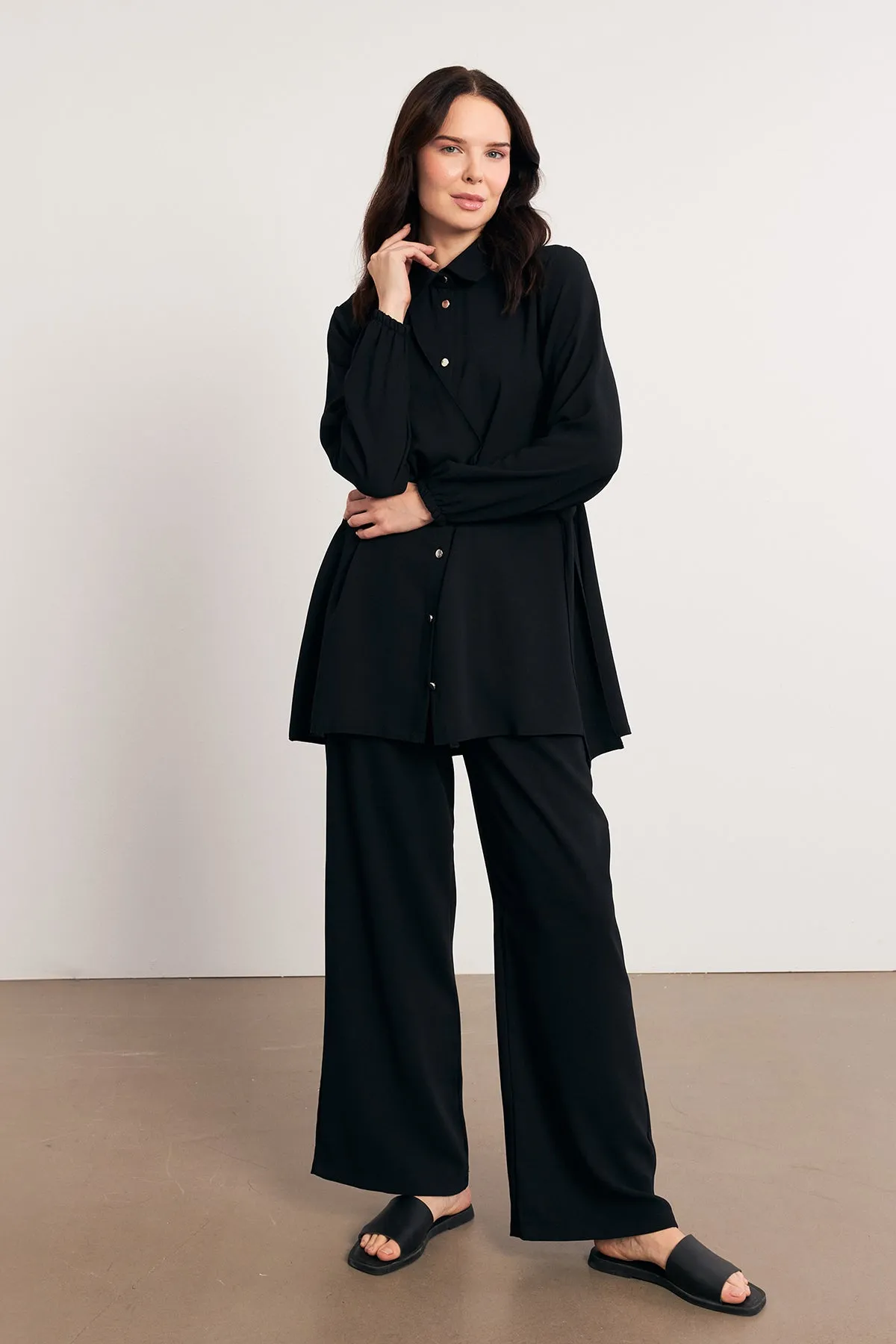 ZRF Women Perla Tunic Pants Set - Black - St. Augustine